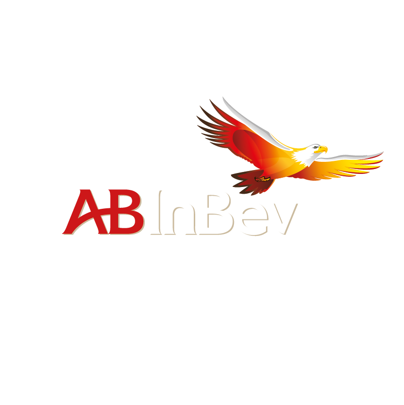 An image of the ABinBev Logo; it is the coloured version of the logo